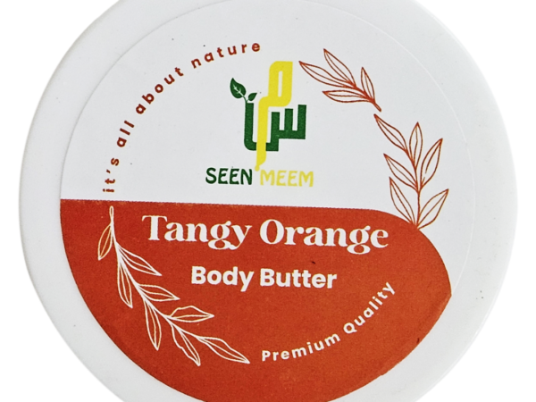 Tangy orange body butter