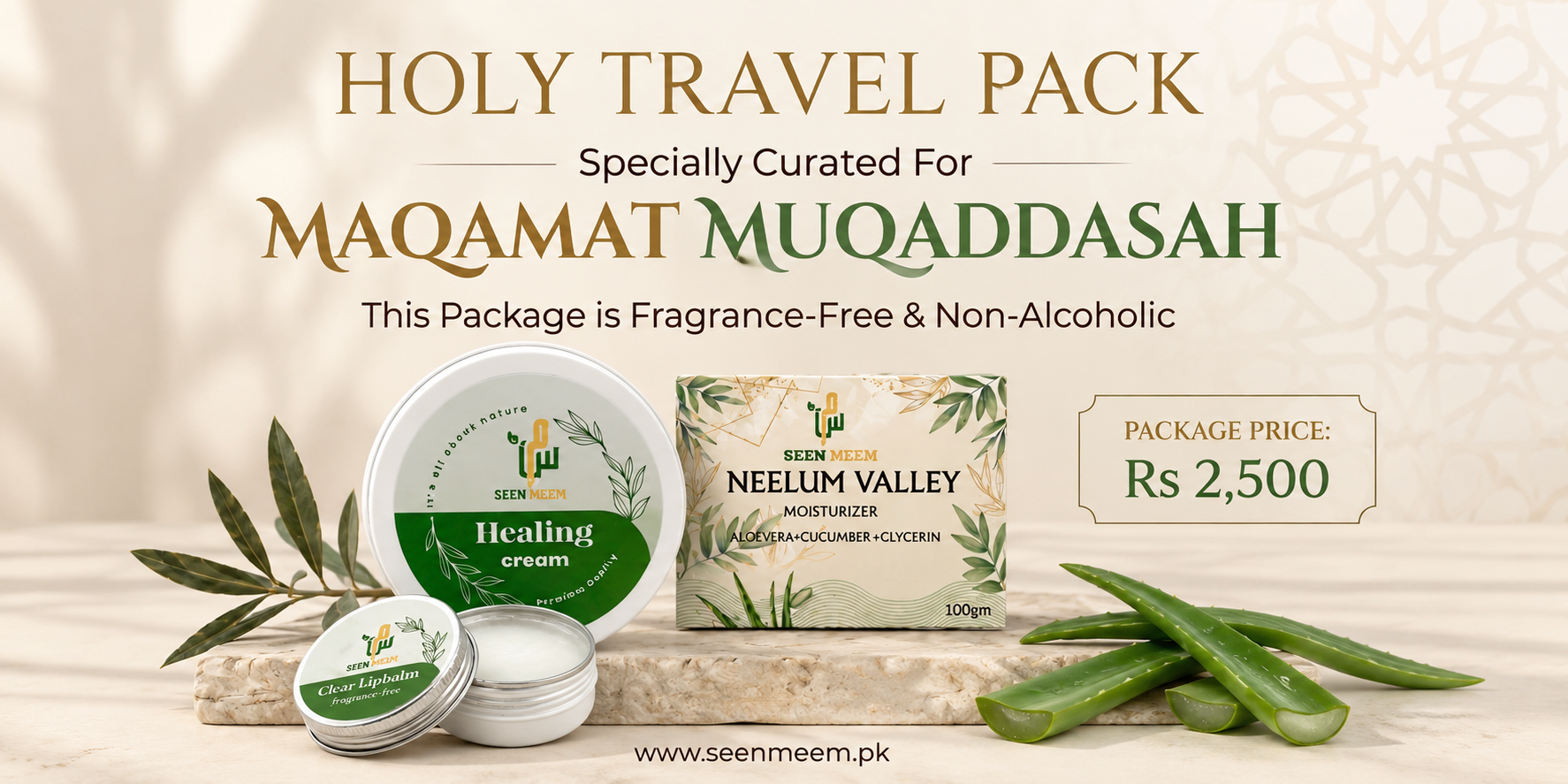 Holy Travel Pack Natural Skincare Essentials
